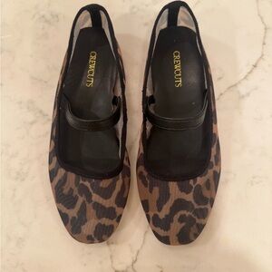 Crewcuts Animal Print Mary Jane Shoes